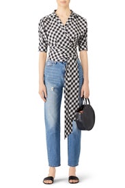 Gingham Arietta Top by Habitual