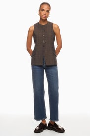 Blue Wide Leg High Rise Jeans by Hudson