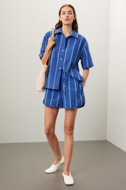 Dolphin Hem Short Poplin by Madewell