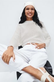 Open Knit Sweater by Rosetta Getty x RTR