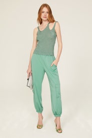 Satin Cargo Joggers by LAPOINTE