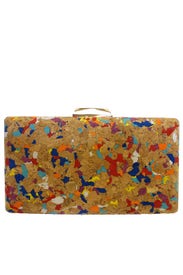 Rainbow Cork Minaudiere by Sondra Roberts