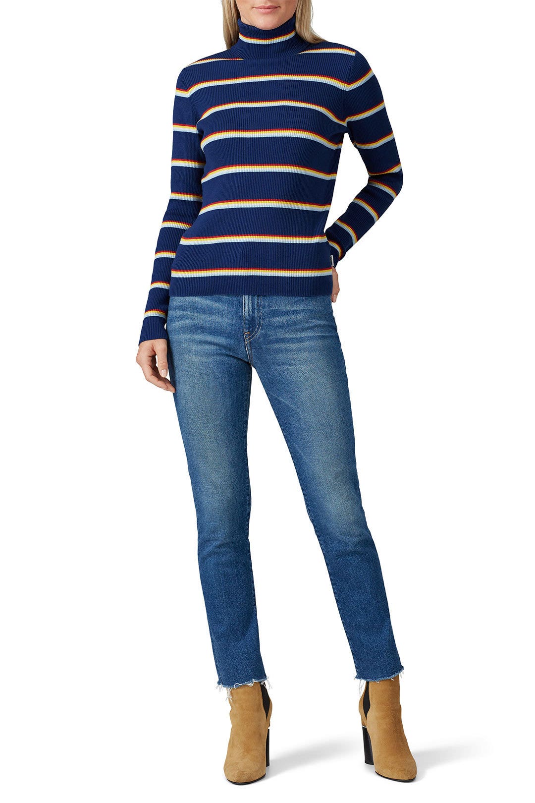 Striped Turtleneck by WRANGLER 0