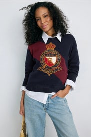 Collegiate Logo Sweater by Lauren Ralph Lauren