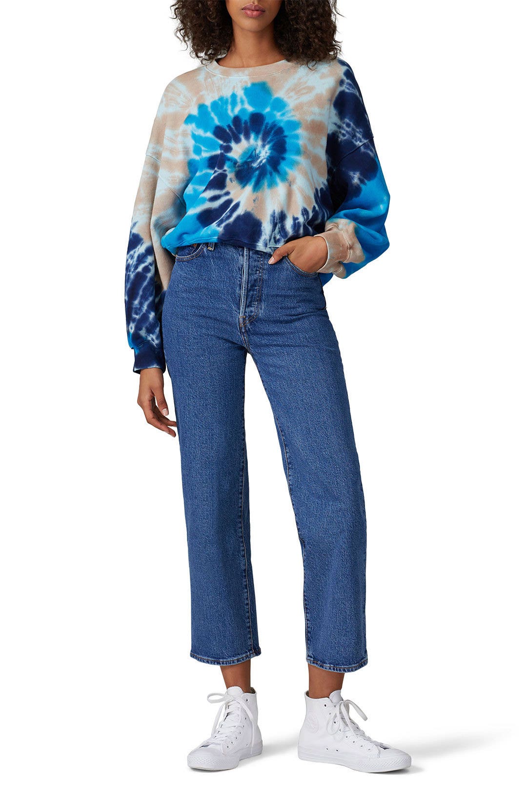 Ribcage Straight Ankle Georgie Jeans by Levi's 0