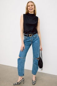 Kaleen Satin Top by Rails