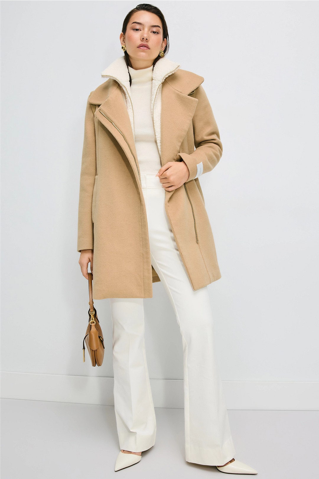 Kiana Collared Wool Coat by SOIA & KYO 0