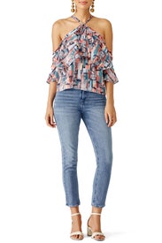 Printed Jenna Top by Waverly Grey