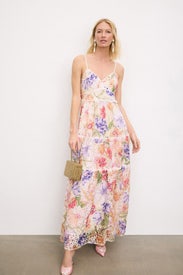 Demi Floral Eyelet Gown by Christy Lynn