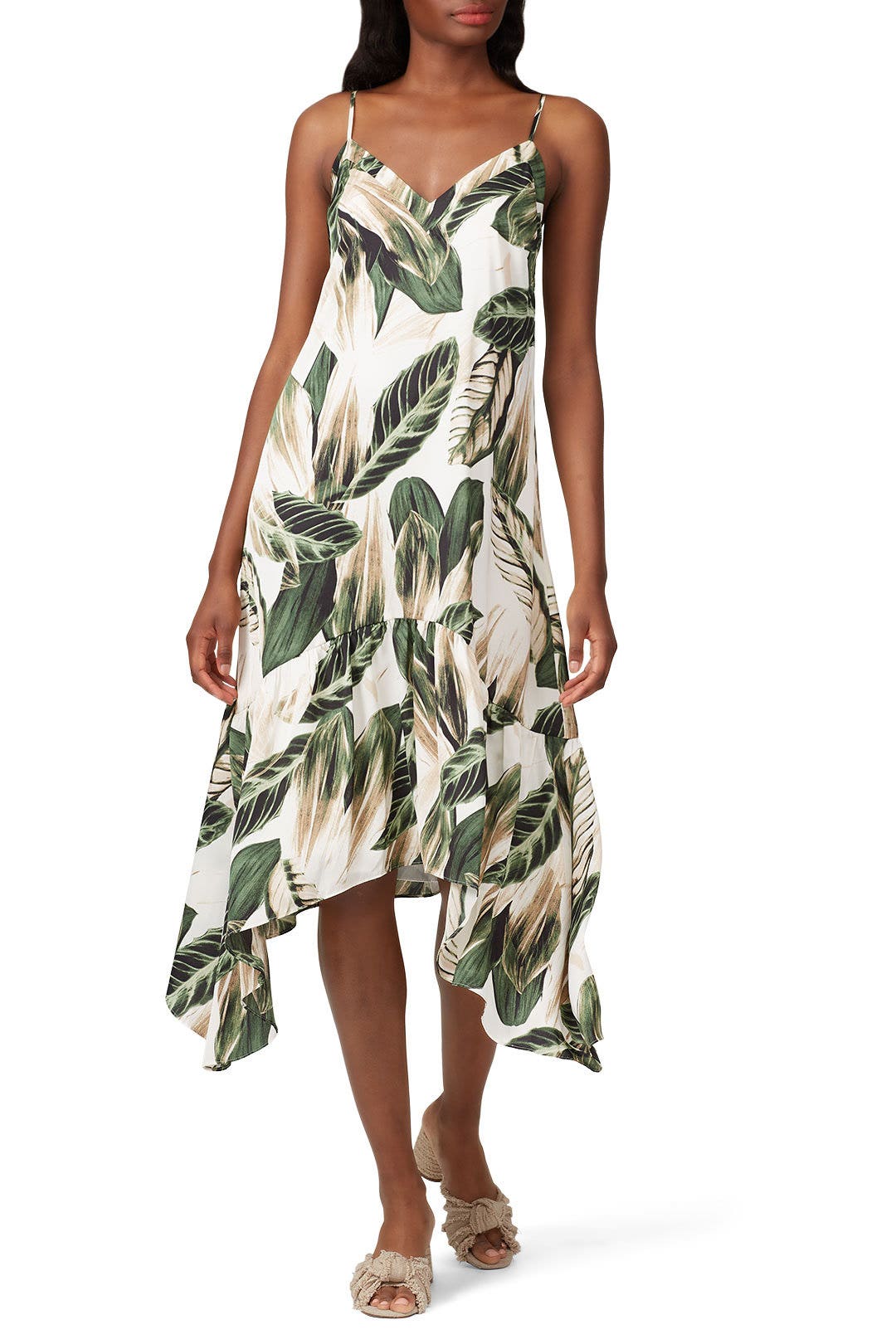 Sleeveless Palm Slip Dress by Great Jones 0