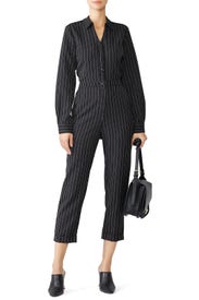Anya Pinstripe Jumpsuit by Greylin