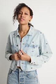Cropped Chore Jacket by LEE