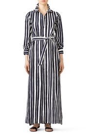 Striped Shirtdress by Martin Grant