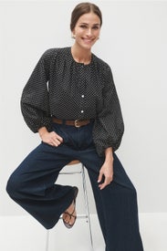 Cecily Polka Dot Blouse by MILLE