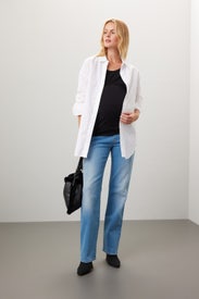 High Rise Maternity Jeans by PIETRO BRUNELLI MATERNITY