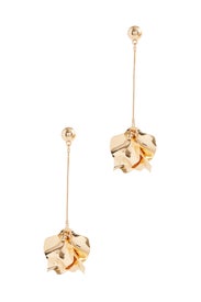 Gold Petunia Earrings by SHASHI