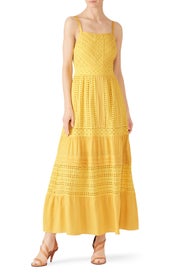 Janel Eyelet Maxi by Adelyn Rae