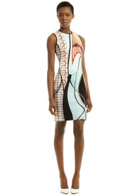 Palm Springs Print Dress by Clover Canyon