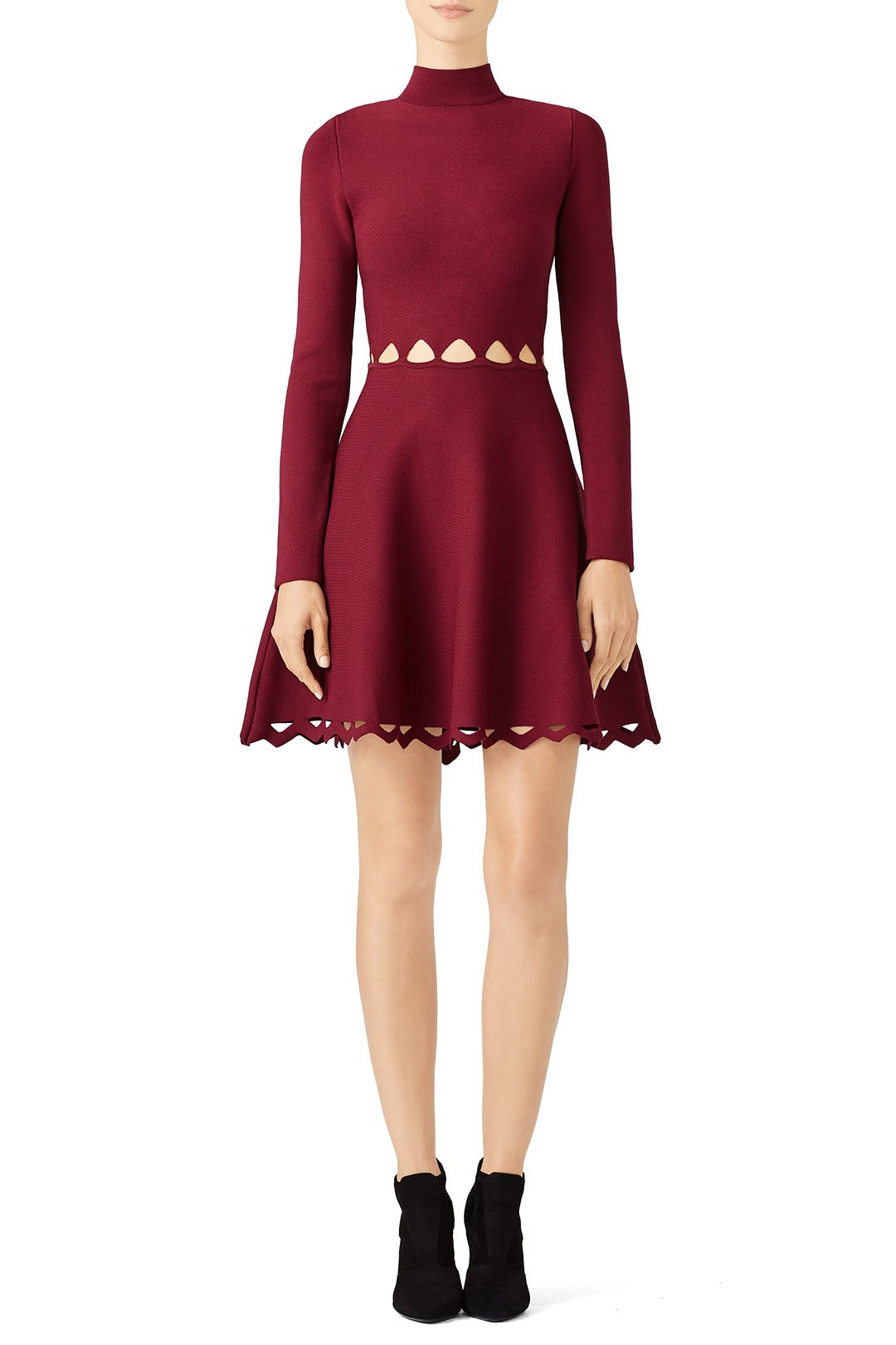 Red Cutout Dress by John + Jenn 0