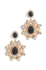 Antique Filigree Drop Earrings by Kenneth Jay Lane