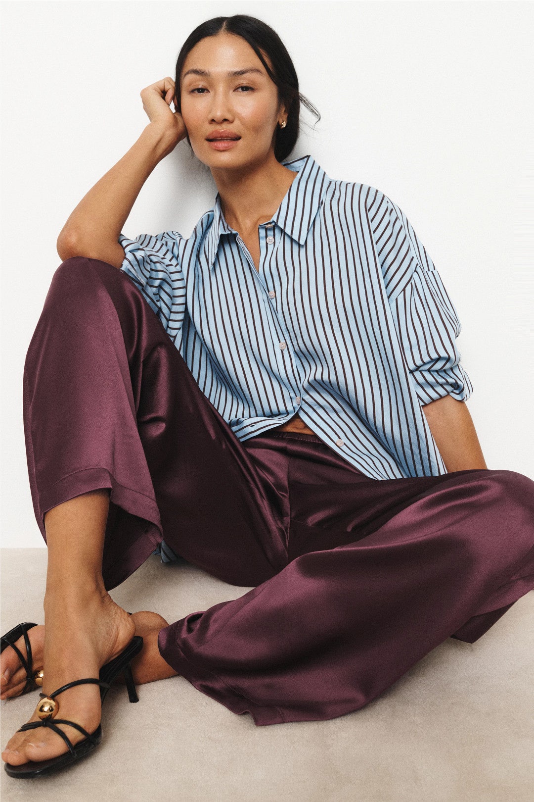 Barb Wide Leg Pants by Leset 0