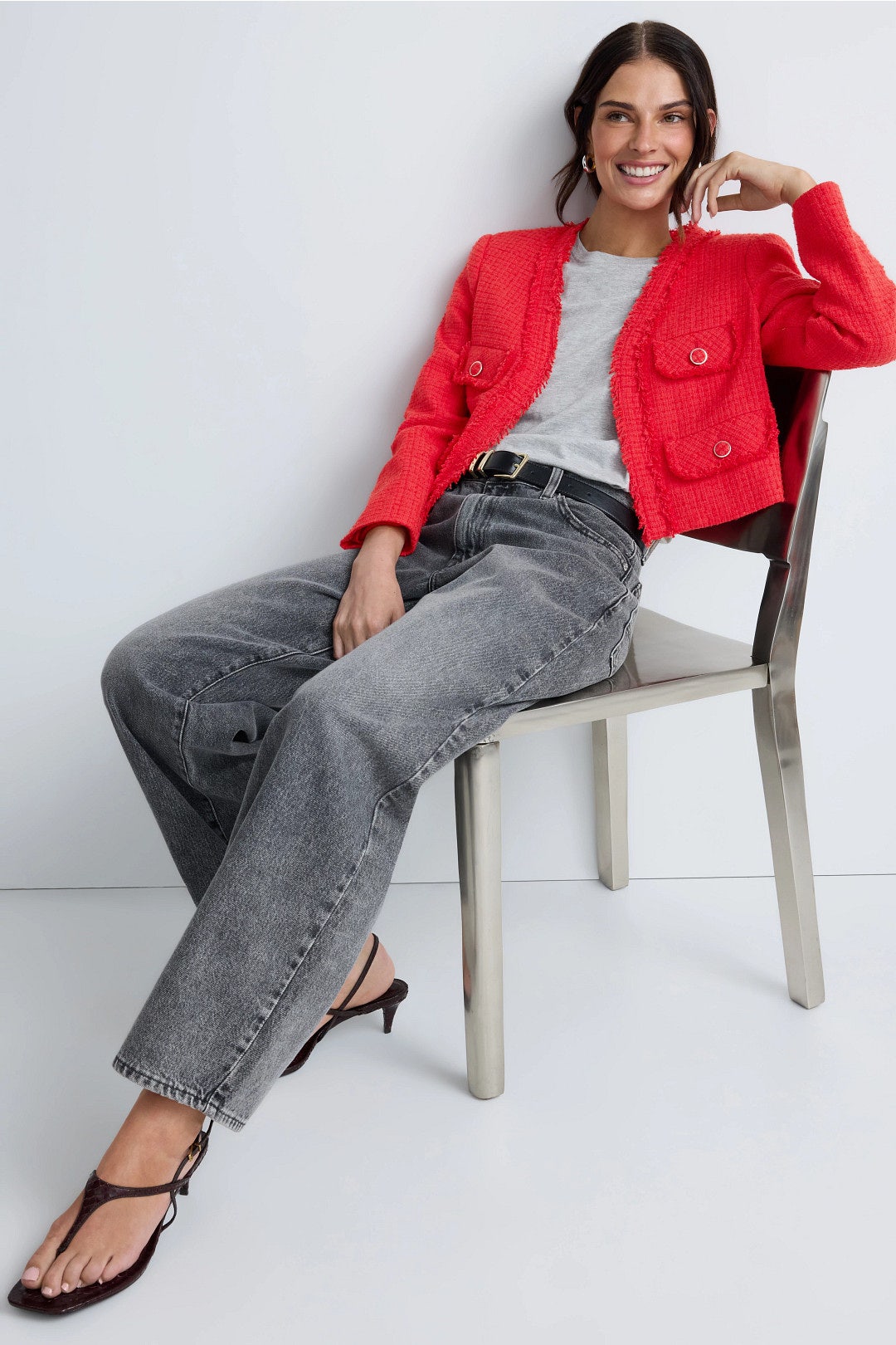 Serena Boucle Jacket by Milly 0