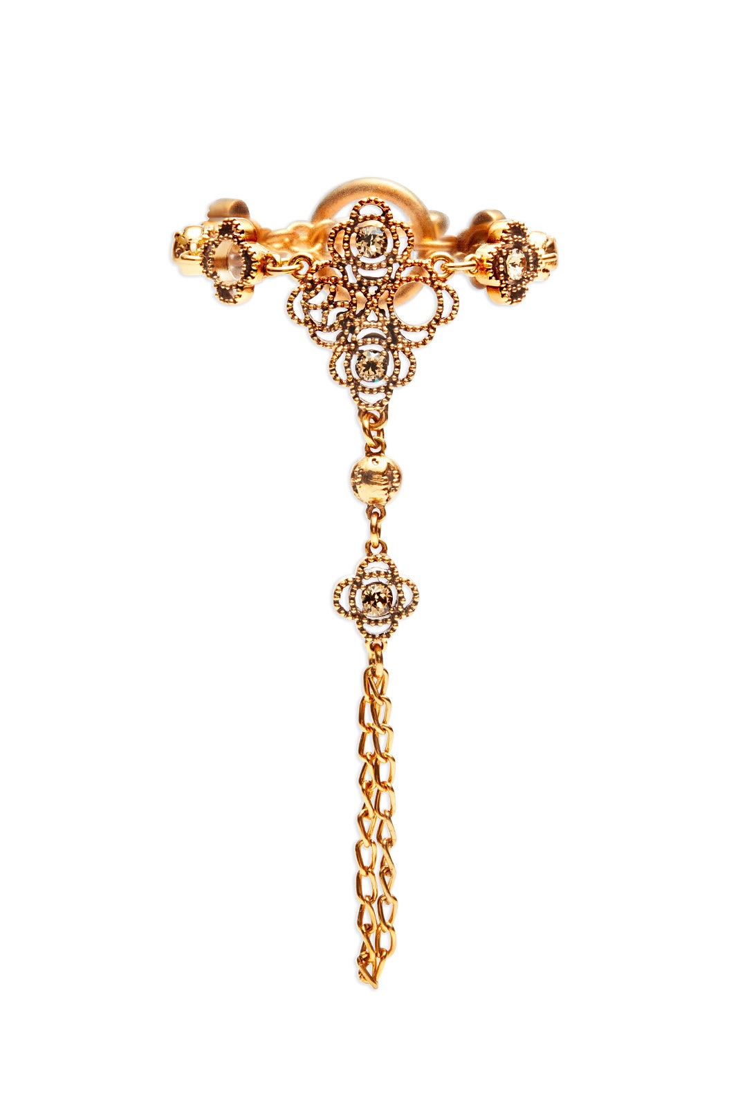 Mosaico Hand Bracelet by Oscar de la Renta