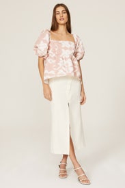 Lindsay Peplum Top by Sachin & Babi