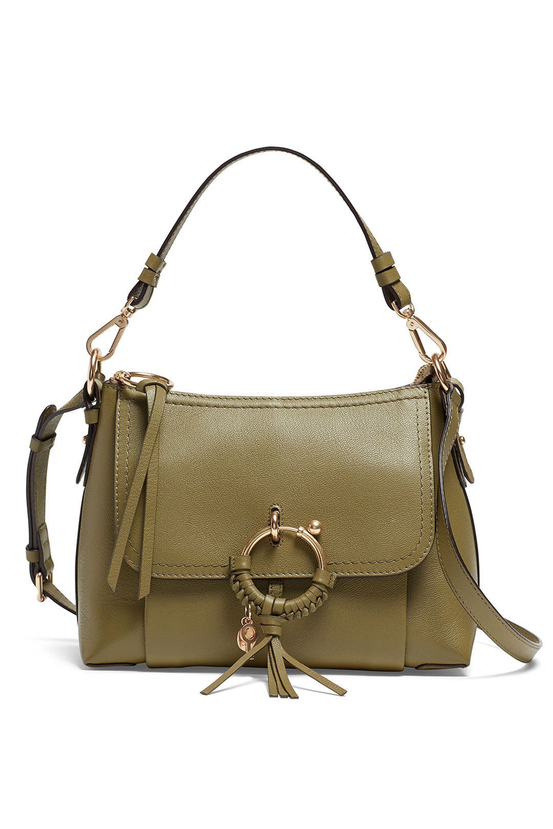 Safari Khaki Joan Shoulder Bag by See by Chloé Accessories