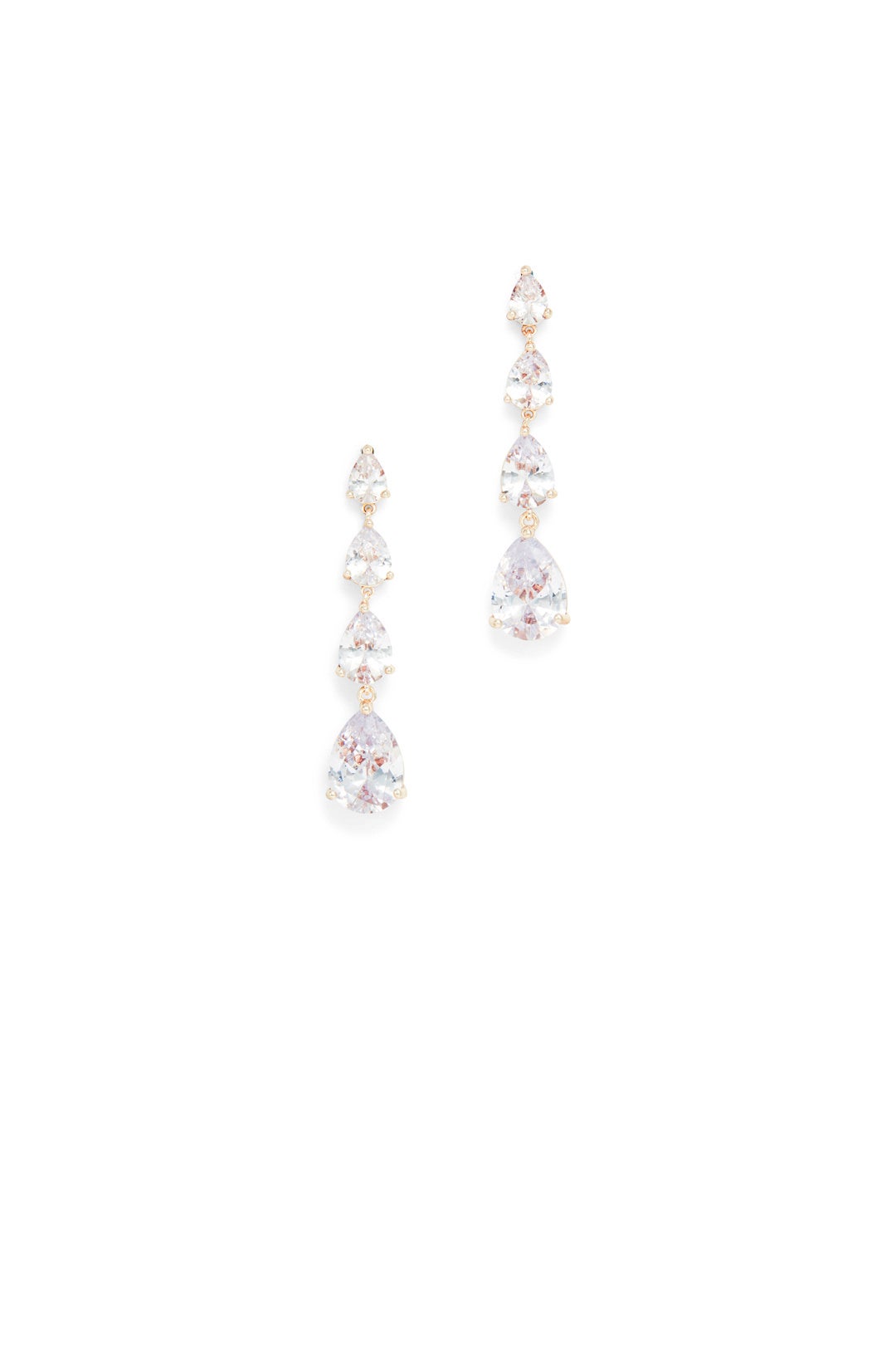 Crystal Linear Earrings by Slate & Willow Accessories