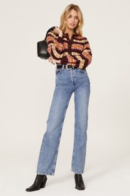 Loom Striped Cardigan by The Great.