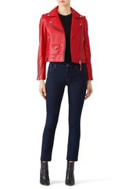 Baya Leather Jacket by Mackage