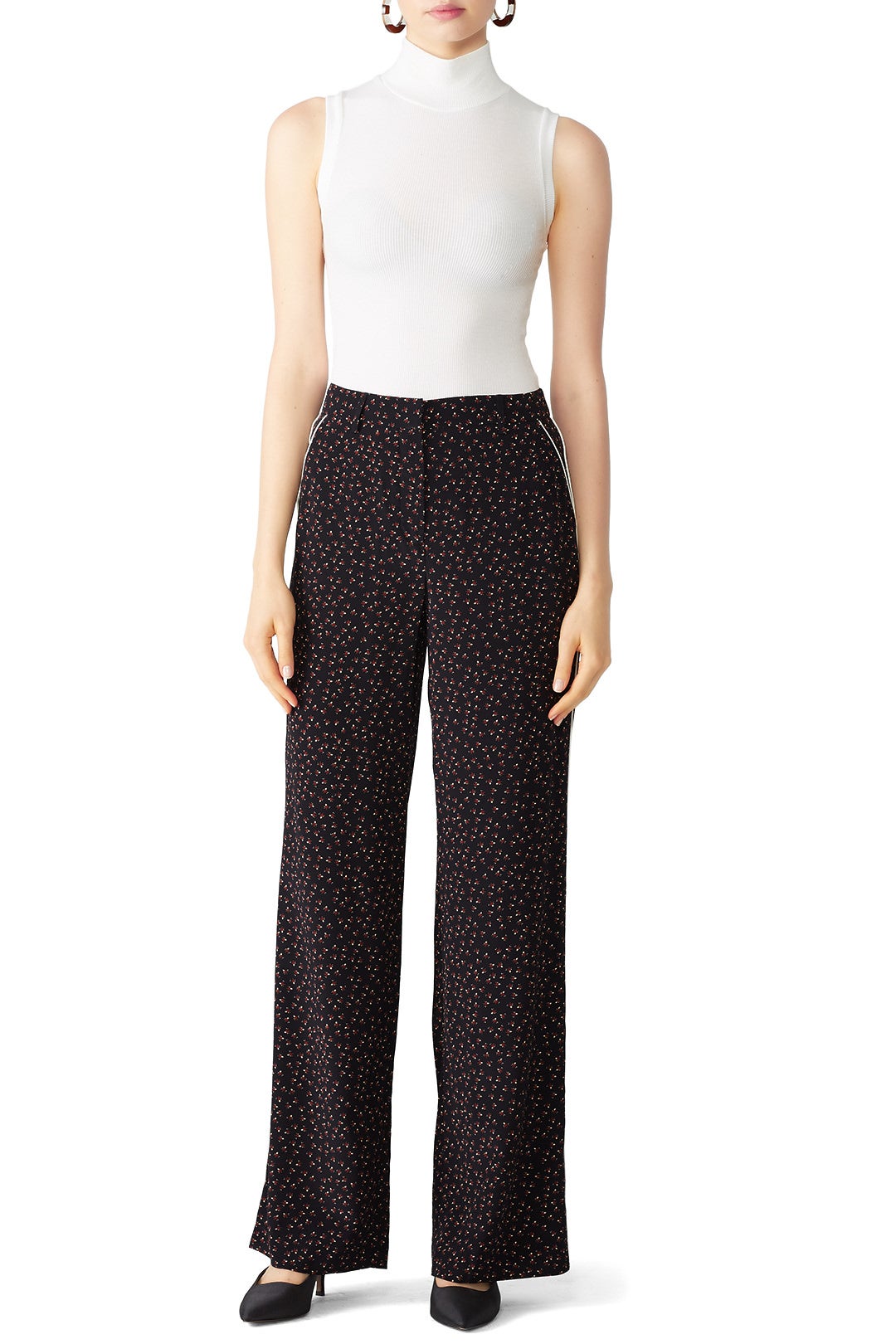 Ditsy Rose Palazzo Pants by Nicholas 0