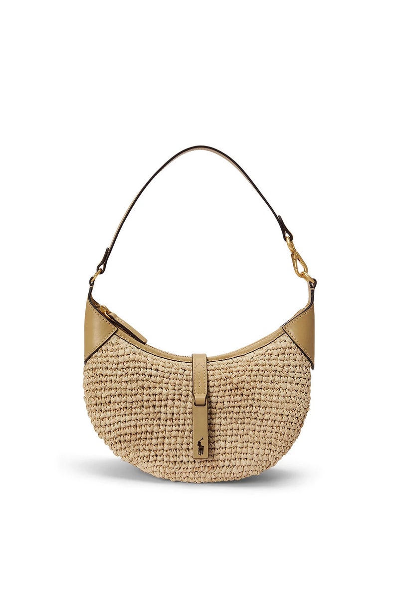Raffia Mini Shoulder Bag by Polo Ralph Lauren Accessories - Photo 0