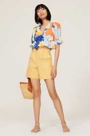 Floral Tie Blouse by Peter Som x RTR