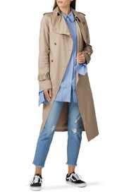 Twisted Trench Coat by rokh