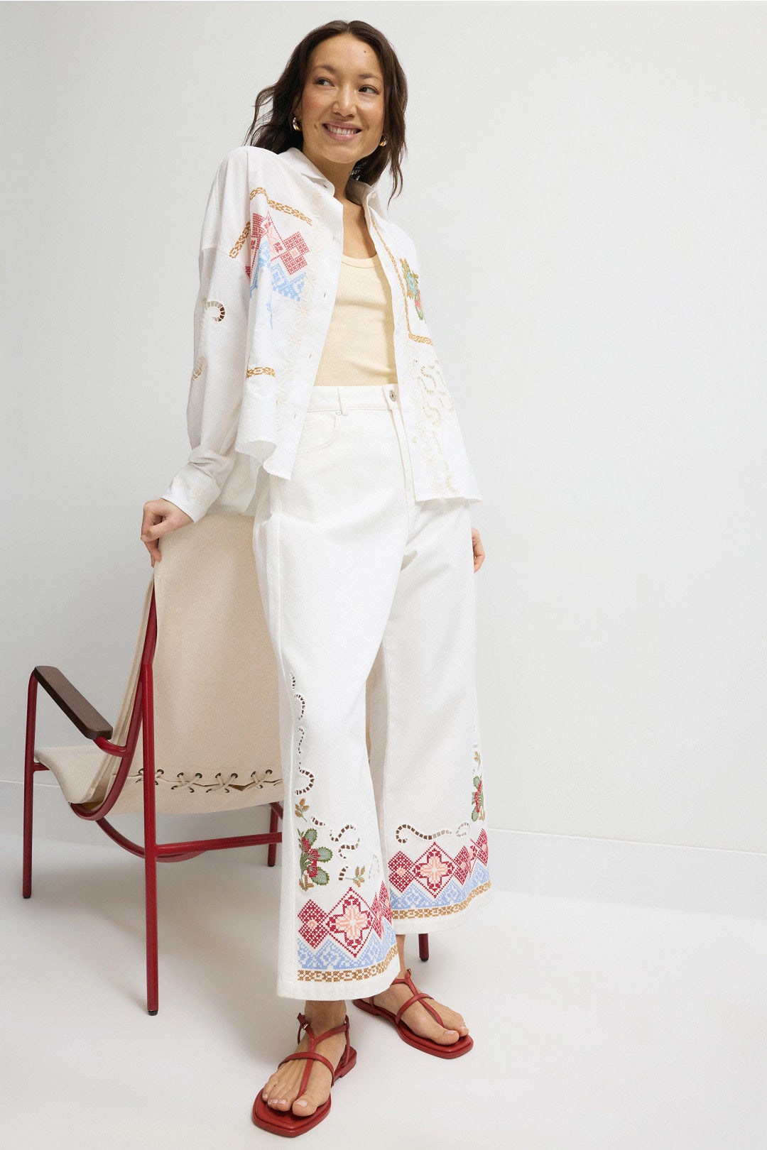 Adunco Embroidered Trousers by Weekend Max Mara 0