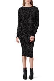 Cheetah Roxanne Dress by AllSaints