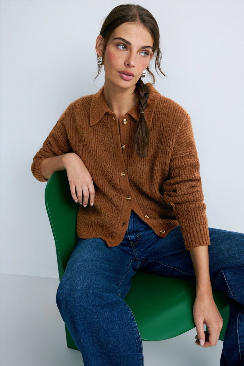 Olivia Pointelle Polo by Central Park West - Photo 0