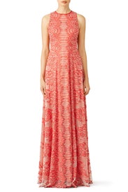 Red Pamela Gown by ERIN erin fetherston