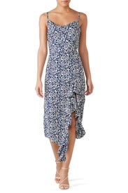 Woven Cowl Neck Ruffle Dress by J.O.A.