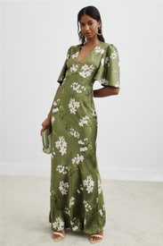 Floral Printed Mae Gown by Sachin & Babi