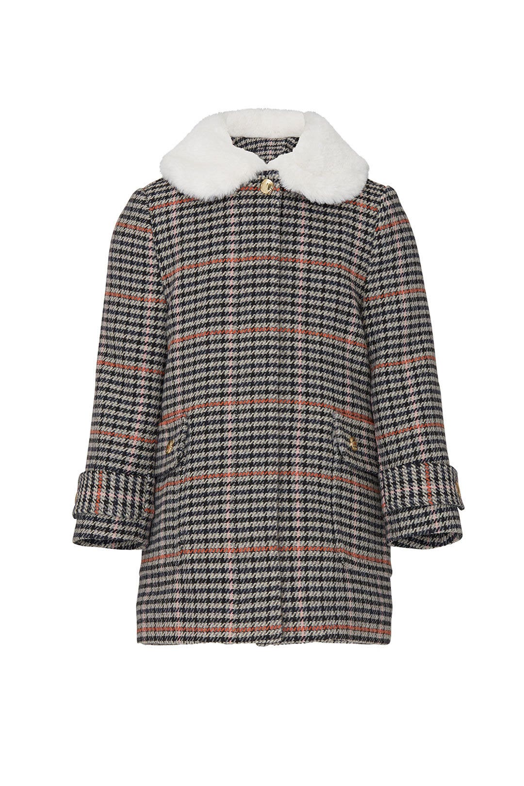Kids Faux Fur Collar Coat by Chloé Kids Rent the Runway