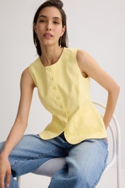 Linen Long Top by Endless Rose