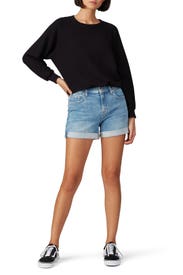 Melrose Mid Roll Shorts by 7 For All Mankind