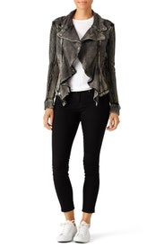 Cable Knit Moto Jacket by Free People