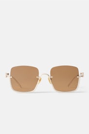 Gold Frame Sunglasses by Gucci