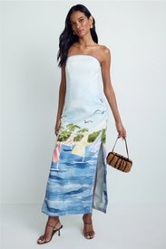 Ava Bustier Maxi Dress by Leo Lin