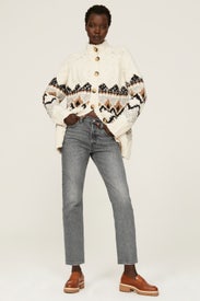 Grey 501 Crop Jeans by Levi's