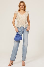 Lily Flutter Sleeve Top by Marissa Webb x RTR